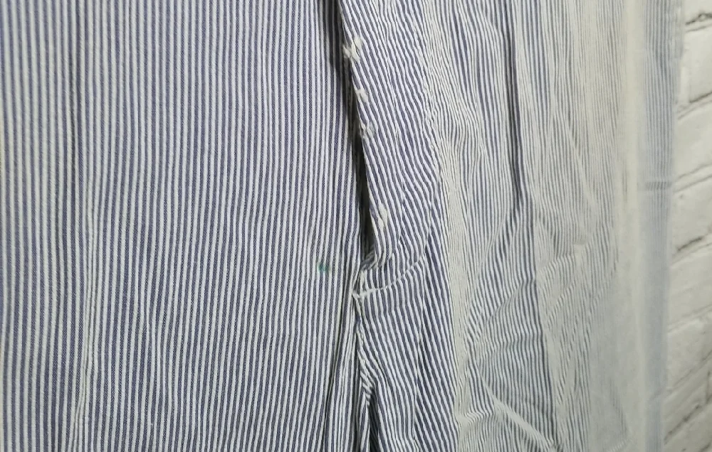 J. Crew Men's blue-white pinstripe pants size 33 X 32 EUC